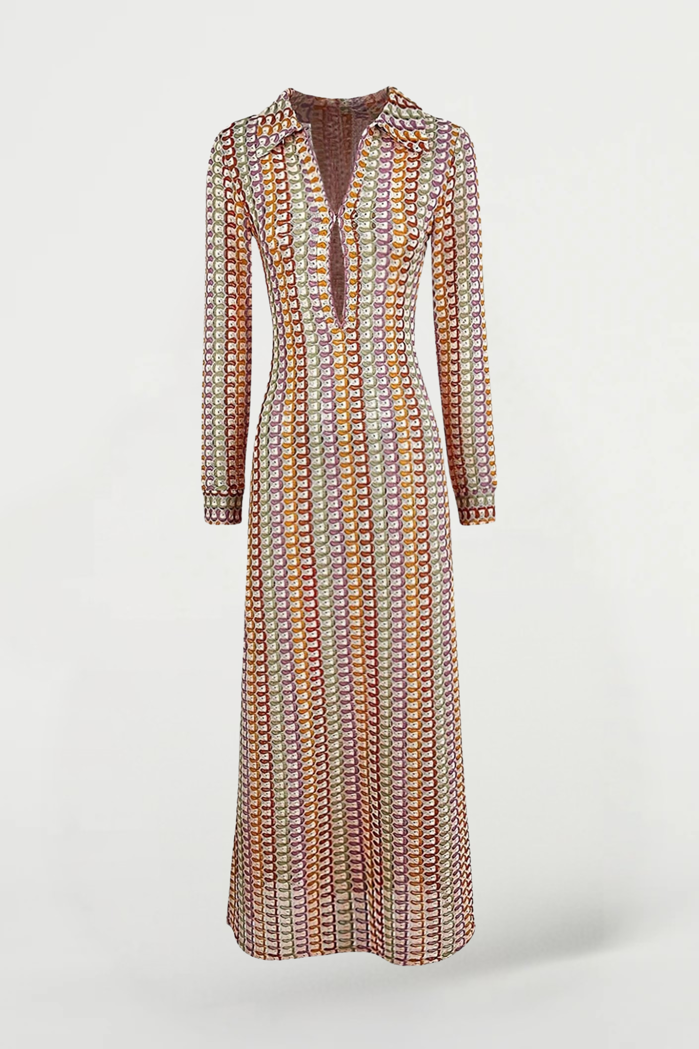 Vestido Crochet Arcoiris