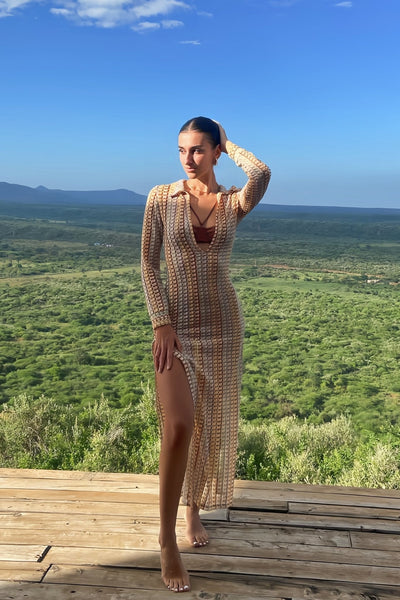 Vestido Crochet Arcoiris